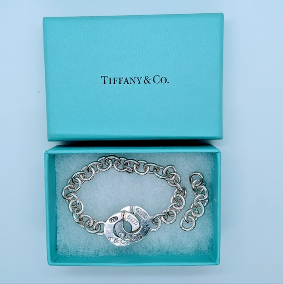 Tiffany & Co. 1837 Interlocking Circles Chain Link Bracelet. - Picture 3 of 7